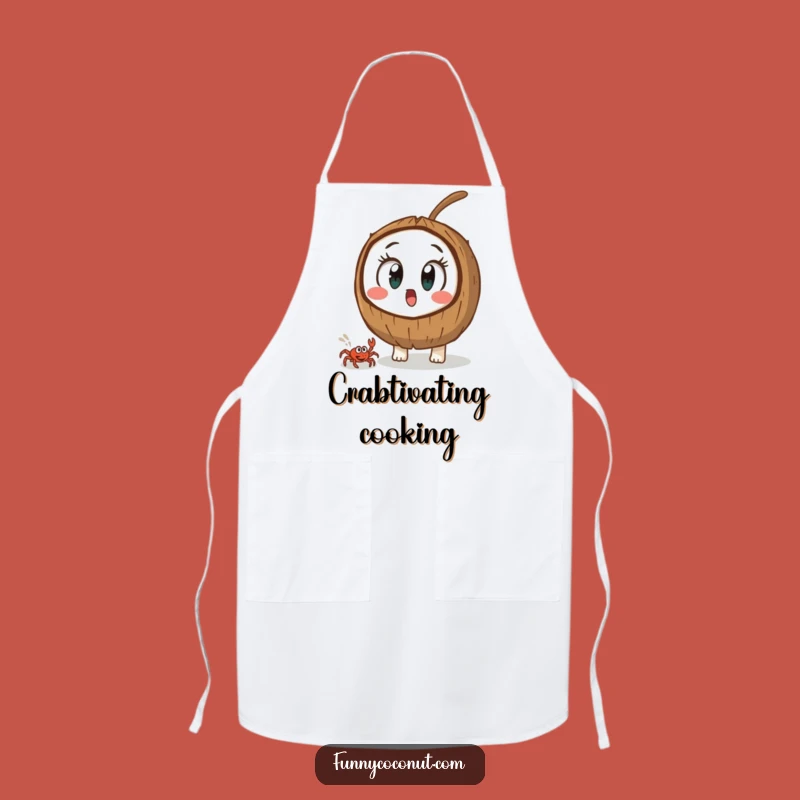 Funny Surprised Coconut Apron: React with Style in the Kitchen Gift