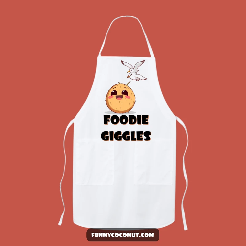 Funny Coconut Apron: Chef Wear for Hilarious Kitchen Moments