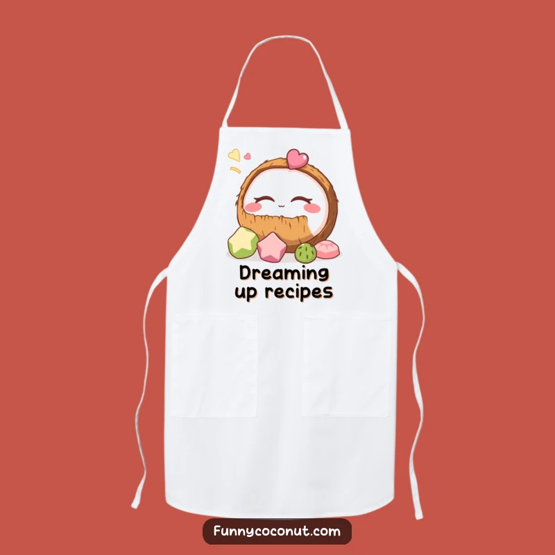 Funny Coconut Dreaming Apron - Cook Up Laughs in the Kitchen!