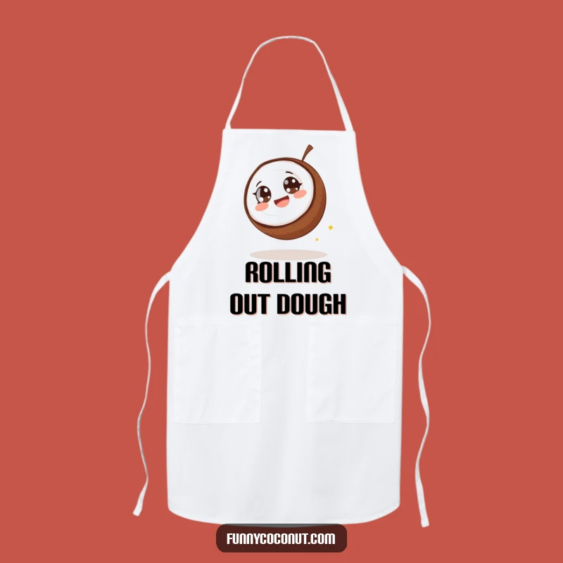 Funny Giggling Coconut Rolling Apron - Kitchen Humor Gift