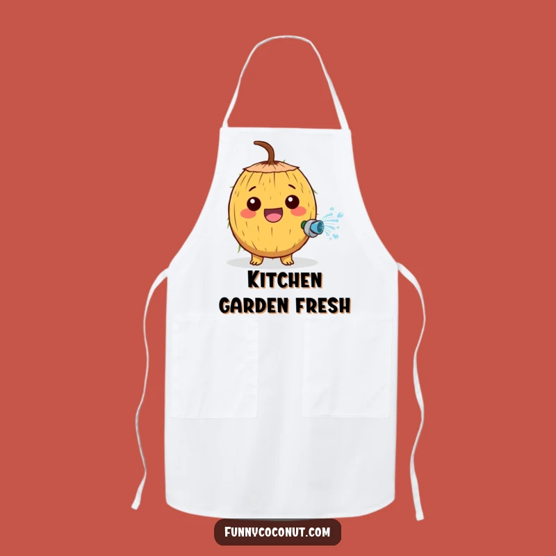 Funny Watering Coconut Apron: Cook with Playful Spritz and Fun Gift