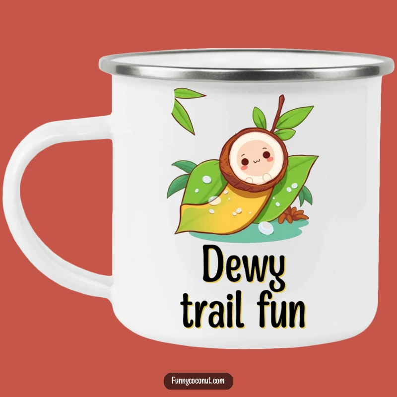 Funny Coconut Slide Camping Mug - Adventure Leafy Mug