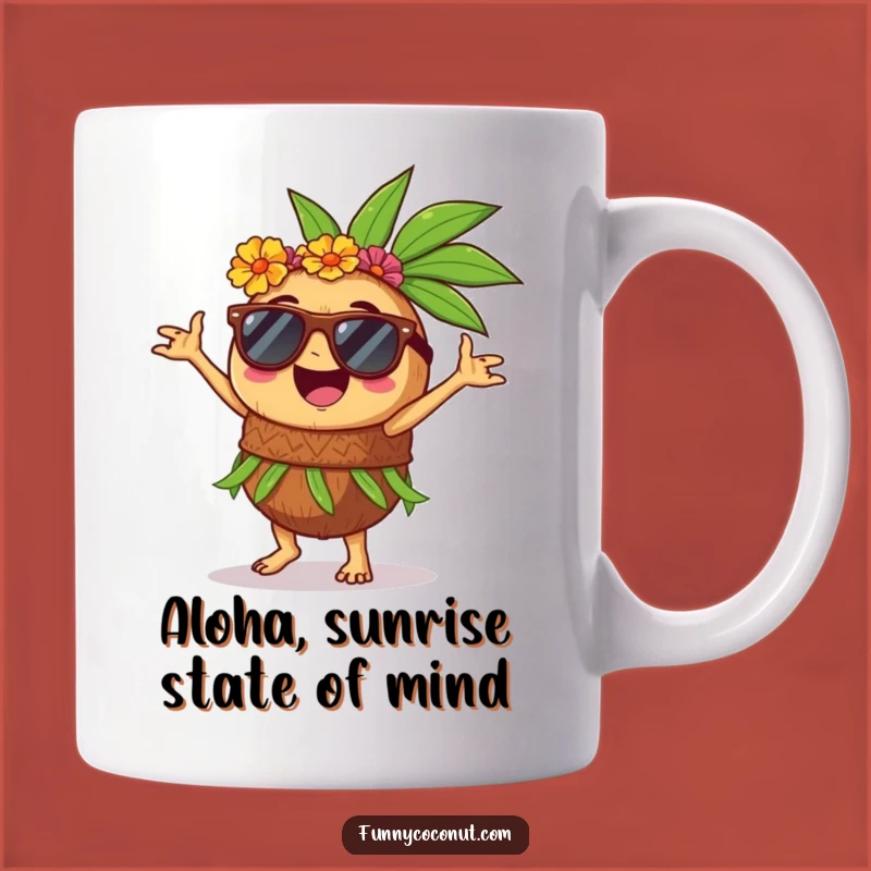 Funny Tropical Coconut Hula Dancer Mug: The Perfect Tropical Gift for Fun Lovers