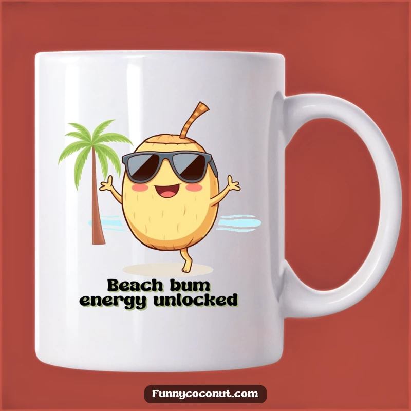 Funny Dancing Coconut Mug: Your Perfect Tropical Beach Vacation Gift