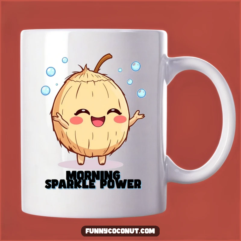 Funny Giggling Coconut Dewdrop Juggler Mug: A Hilarious Start to Your Day
