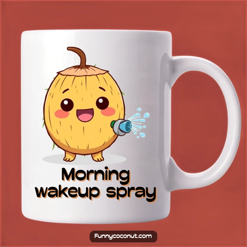 Funny Watering Coconut Mug: A Splash of Fun Gift for Coffee Enthusiasts