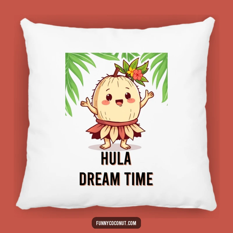 Funny Coconut Hula Pillow: Gregarious Dancer Comfort, Soft and Hilarious Gift!