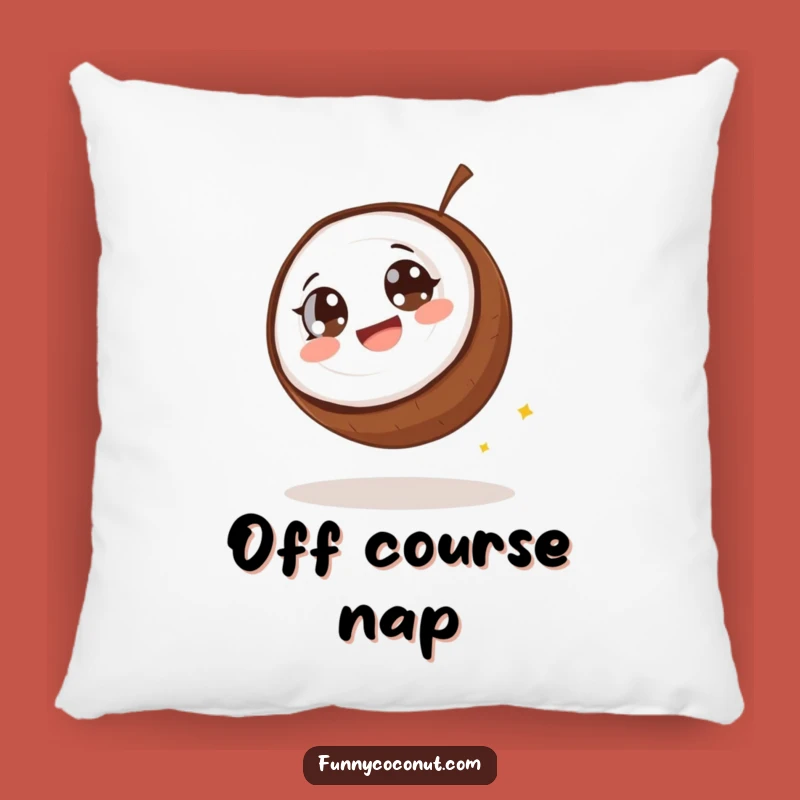 Funny Giggling Coconut Rolling Pillow - Cozy Humor Gift