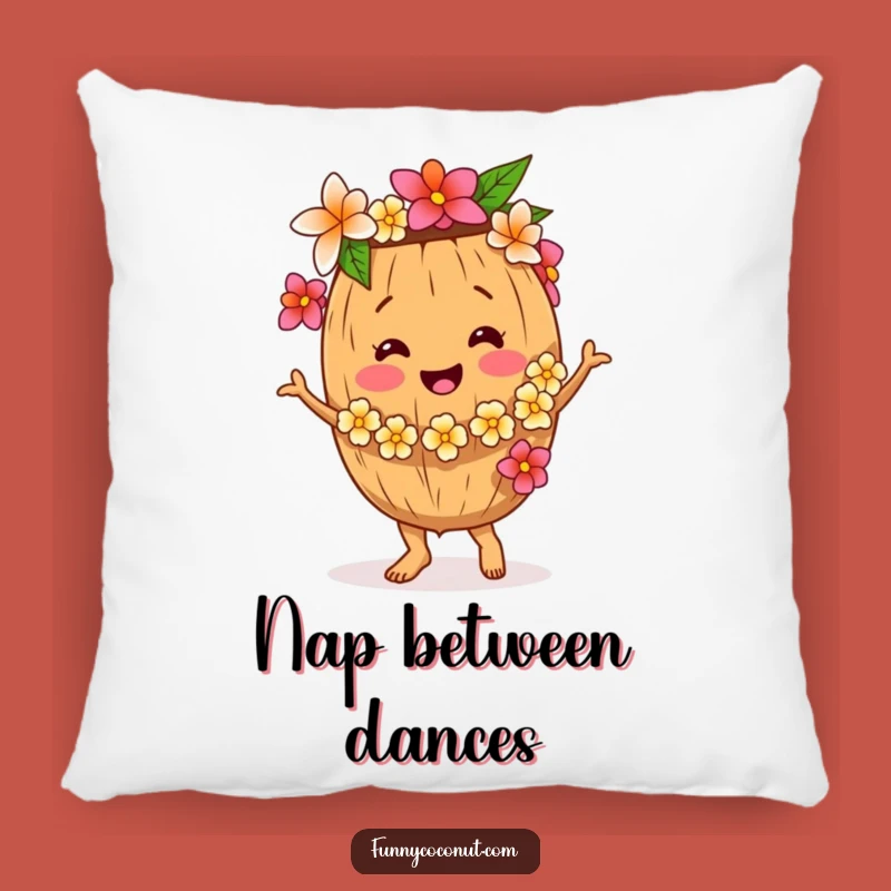 Comfortable Funny Coconut Dancer Pillow: Add Festive Fun to Your Couch