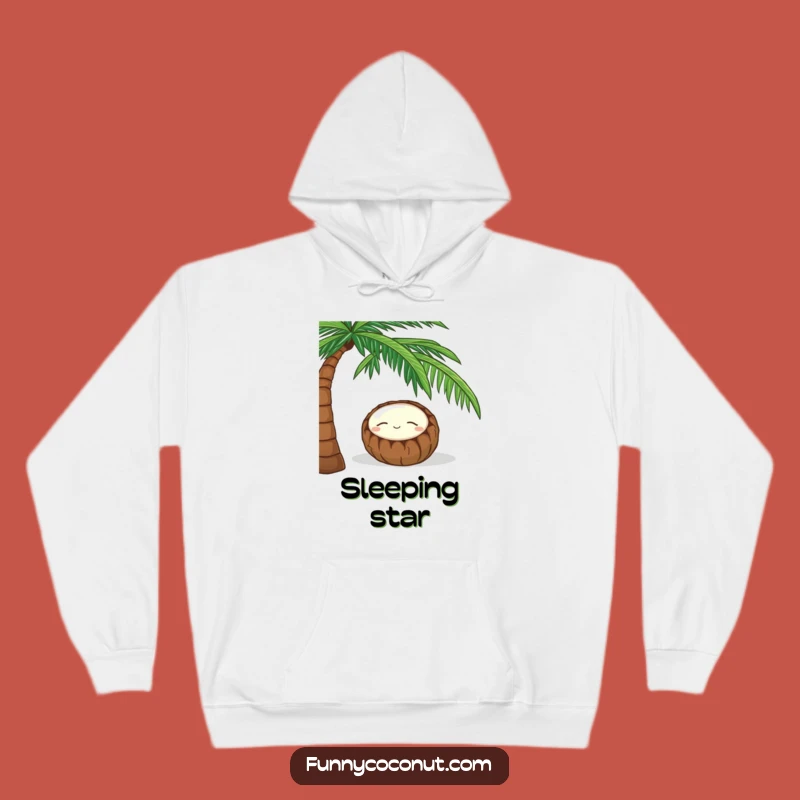 Funny Coconut Hoodie: Cozy Nap Time Sweatshirt for Ultimate Comfort