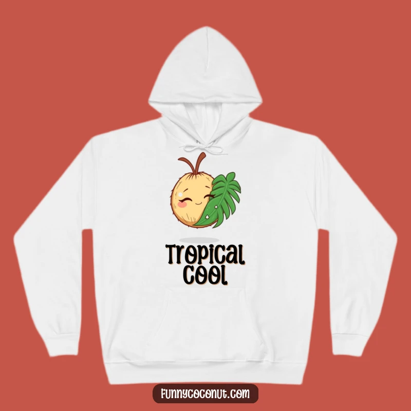 Cozy Funny Coconut Hoodie: Tropical Warmth & Humorous Style