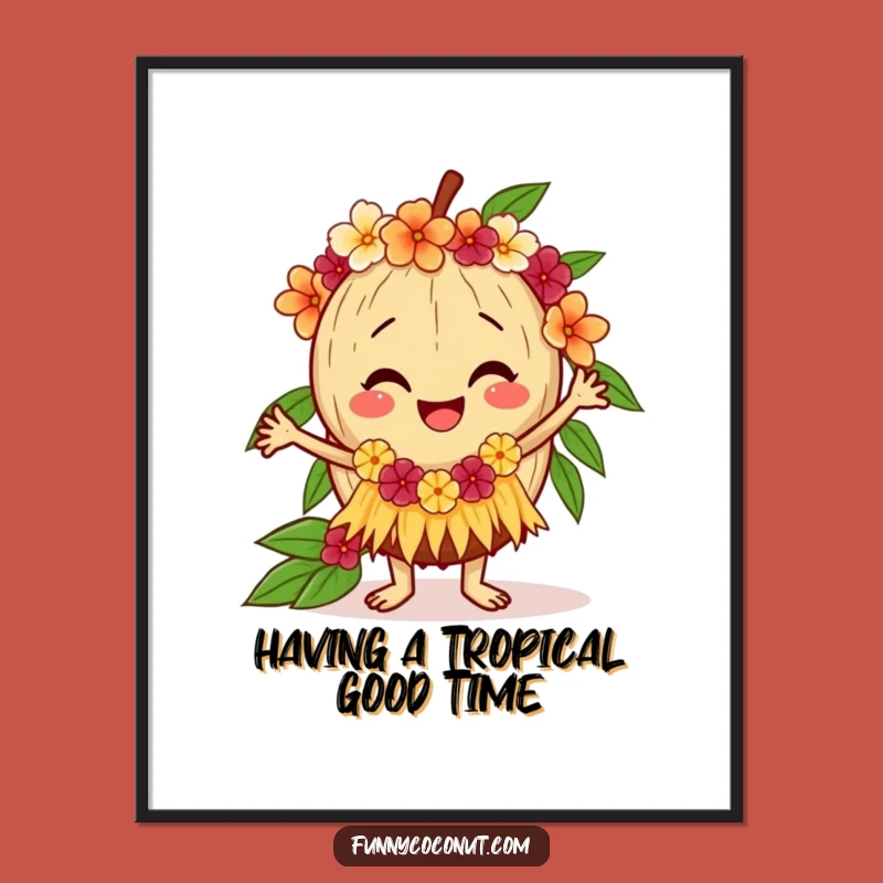 Free Printable Coconut Wall Art: Funny Downloadable Decor for Tropical Vibes