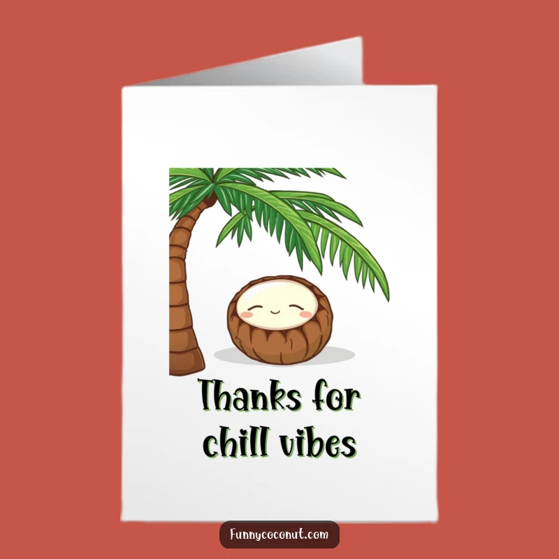Free Printable Thank You Card: Coconut Naps, Funny Relaxing Gratitude Gift!