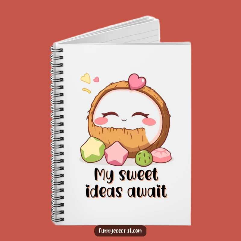 Funny Coconut Dreaming Notebook - Jot Down Dreams & Funny Ideas!
