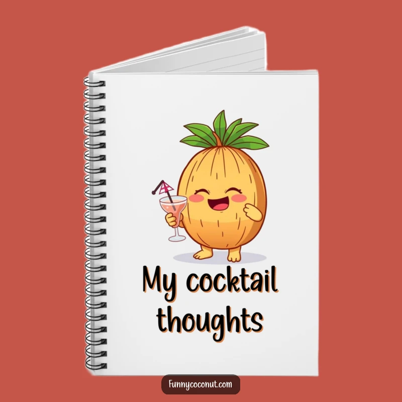 Funny Giggling Coconut Notebook: Jot Down Your Party Ideas with Humor Gift