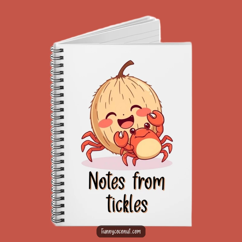Funny Tickled Coconut Notebook: Hilarious Journal for Giggles Gift