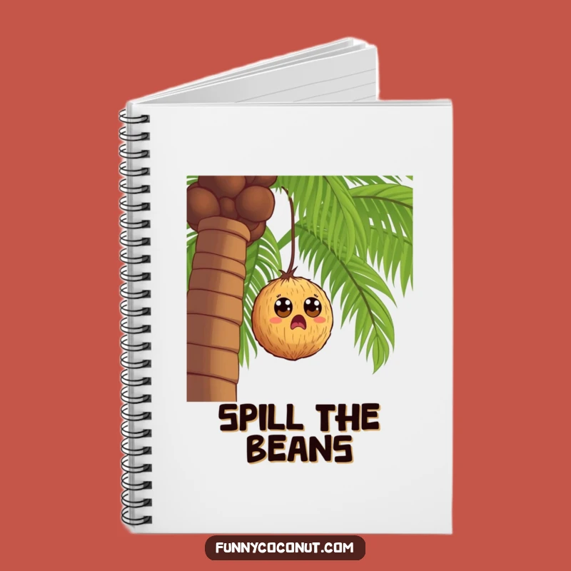 Funny Falling Coconut Notebook: Hilarious Journal for Surprise Ideas Gift