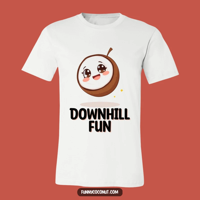 Funny Giggling Coconut Rolling T-Shirt - Hilarious Motion Tee