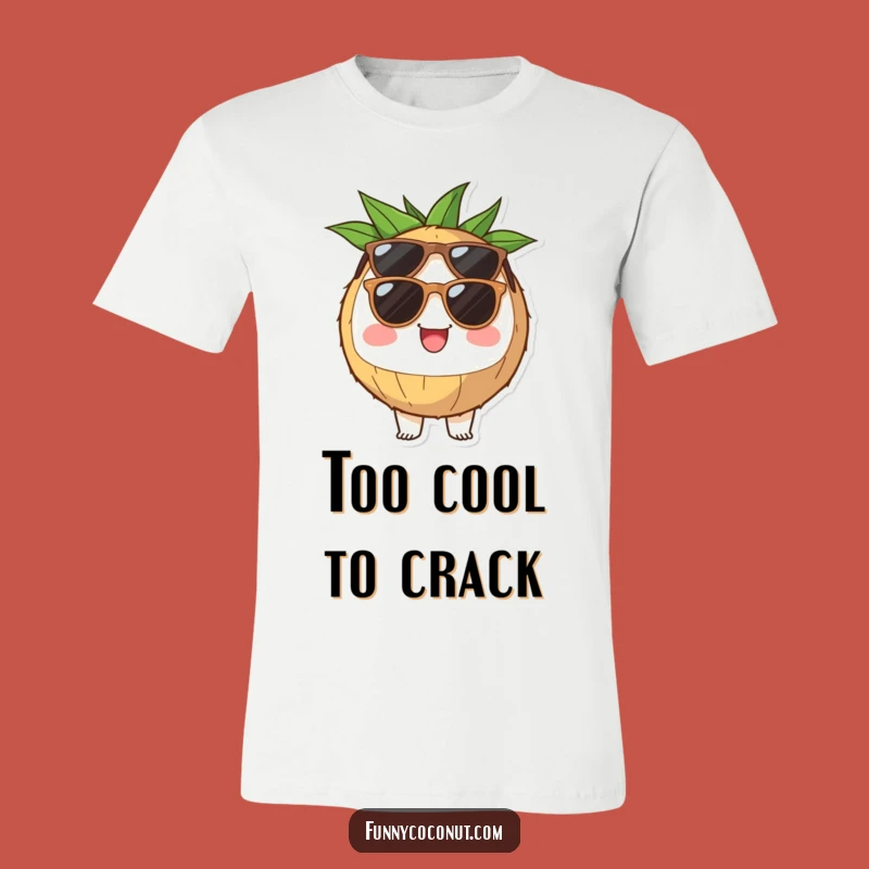 Funny Coconut Sunglasses T-Shirt: Cheerful Tropical Vibes for Your Everyday Style