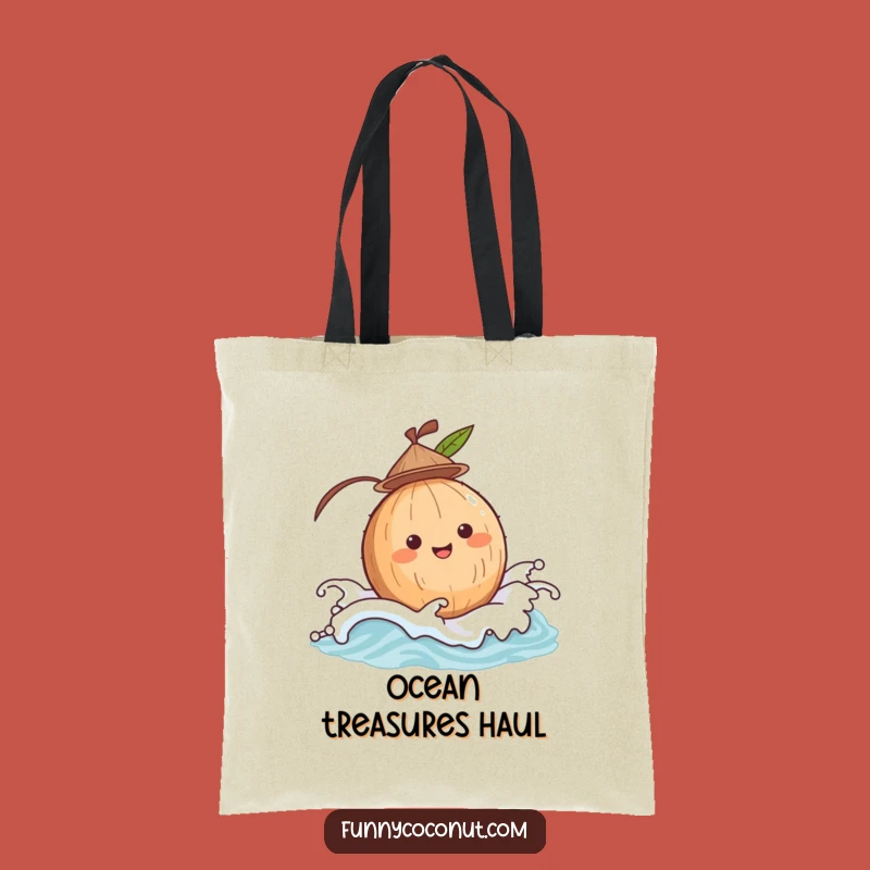 Funny Bobbing Coconut Tote Bag: Carry Your Ocean Dreams Gift