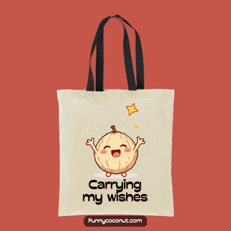 Funny Coconut Tote Bag: Carry Your Dreams with this Star Catcher Accessory